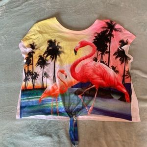 Joe Boxer Flamingo T-Shirt Size Large